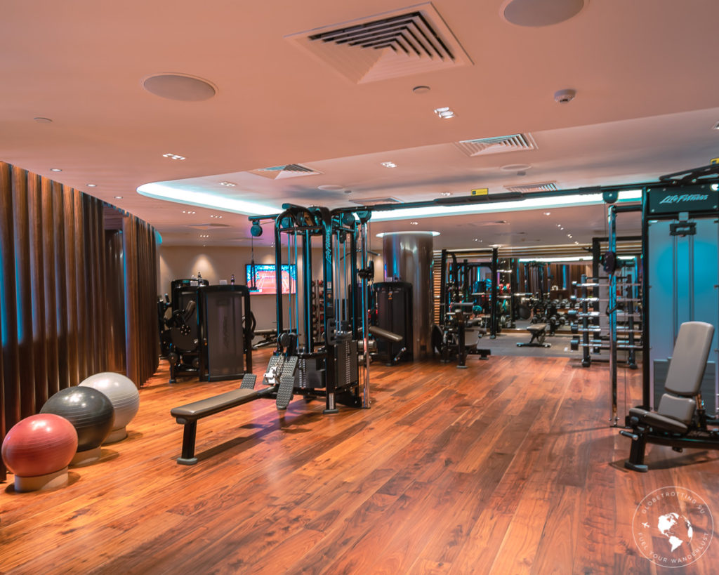 Fully equipped gym for daily workout at Ritz Carlton Millenia
