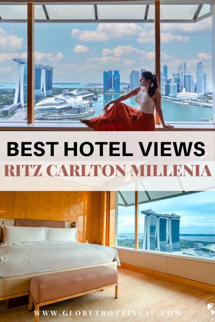 Ritz Carlton Millenia is the Hotel with the best view of Singapore Skyline. Find 10 reasons why Ritz Carlton Millenia in Singapore is perfect for unique staycation as well as travelers looking to explore Singapore highlights. Singapore skyline view| Best hotel location | Where to stay in Singapore| Romantic staycation|Best Singapore Hotel #ritzcarlton #Singaporehotels #Singaporeskyline
