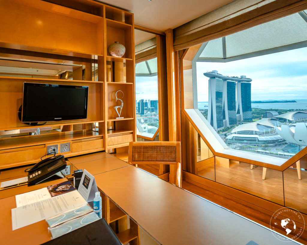 Study room view in One-bedroom Millenia Suite at Ritz Carlton Millenia, Singapore