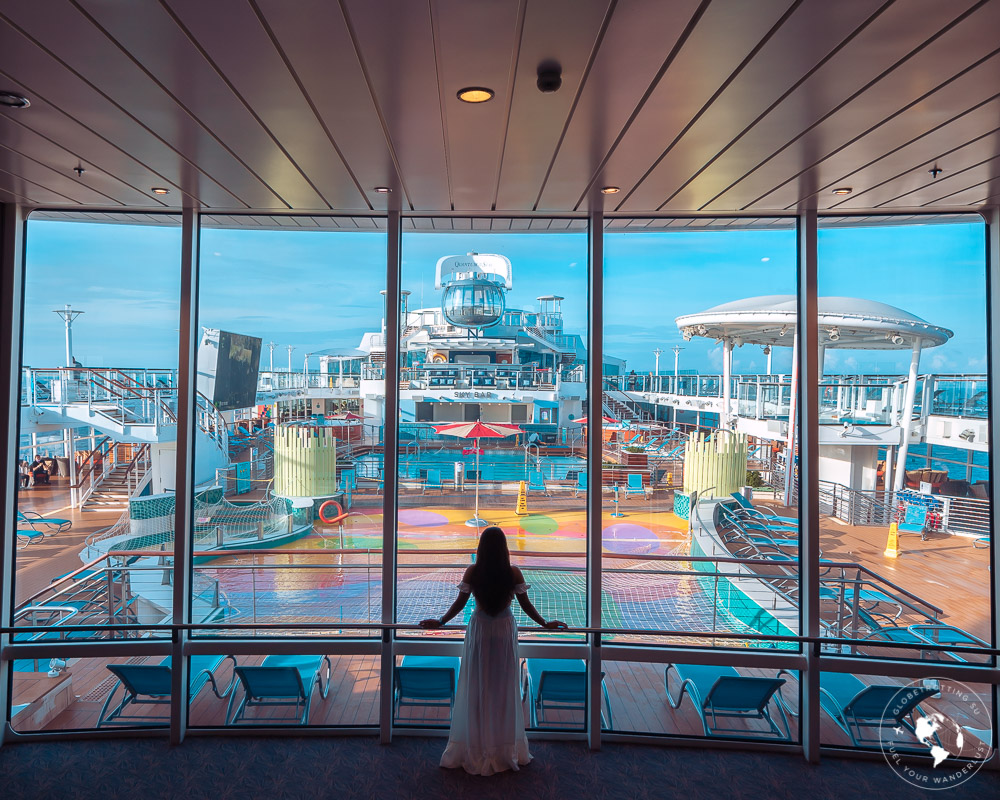 Quantum of the Seas Top deck view